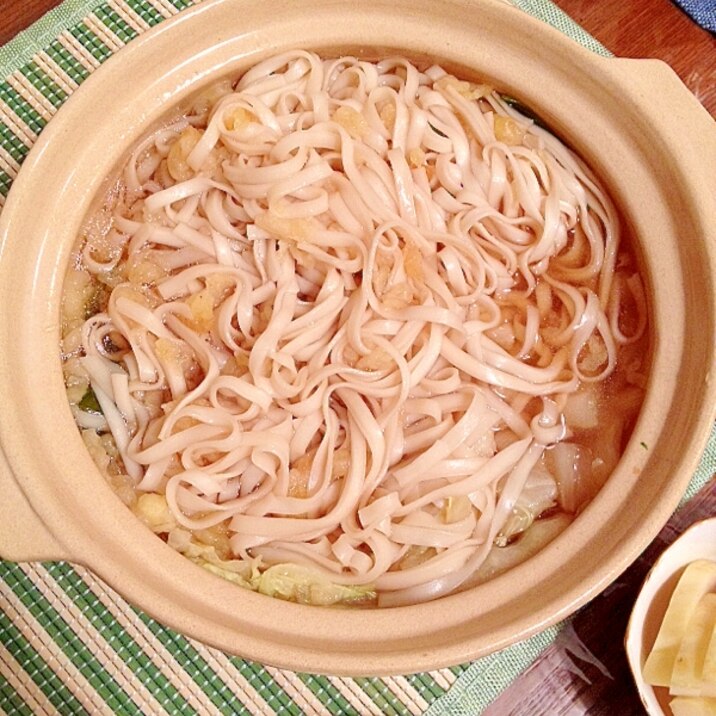 残業のパパに 白菜と長ネギの鍋焼きうどん レシピ 作り方 By みゅうしろ 楽天レシピ 残業のパパに 白菜と長ネギの鍋焼きうどん レシピ 作り方 By みゅうしろ 楽天レシピ